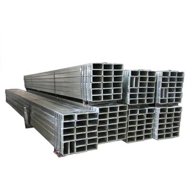 China Hot Dipped Galvanized Pre-Galvanized Rectangular Steel Pipe And Structure Pipe Square Tube for sale