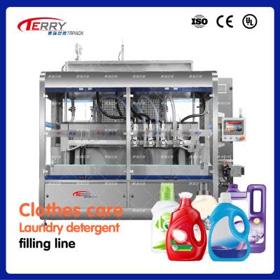 China 4 Heads Fabric Softener Detergent Liquid Filling Machine OEM ODM for sale