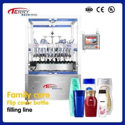 China Professional Shampoo Bottle Filler Filling Machine For Hair Care Production Line for sale