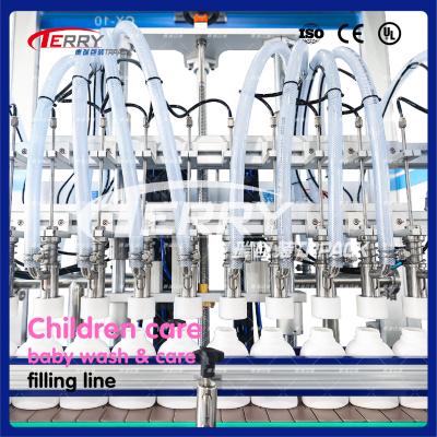 China 60BPM Automatic Dishwashing Liquid Filling Machine 300-3000mL for sale