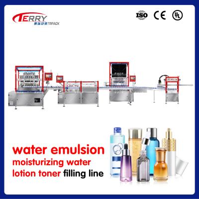 China 6 Head Water And Lotion Filling Production And Packaging Lines 20-300mL for sale