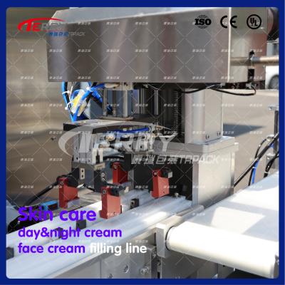 China 50BPM Fully Automated plastic jar Filling And Sealing Machine 15-200mL for sale