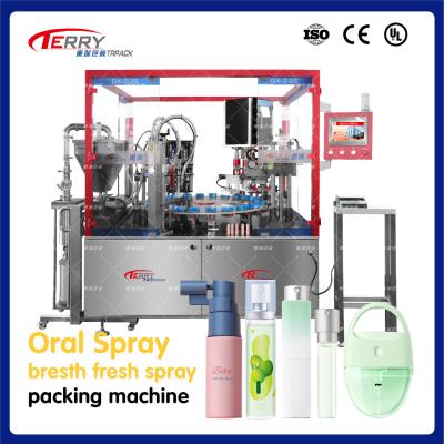 China AC220V 50Hz Spray Bottle Filling Capping Machine Automatic Operation for sale