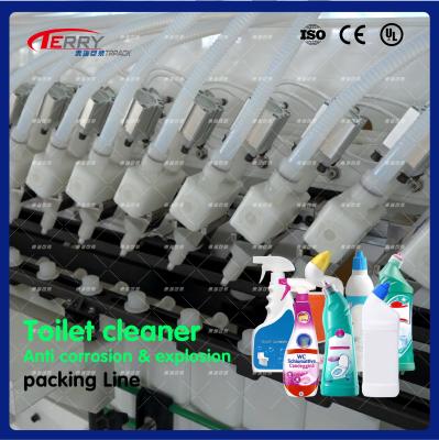 China PLC Control Automatic Bottle Filling And Capping Machine 220V/380V 50Hz/60Hz for sale