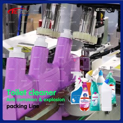 China Double Row 28 Heads Chemical Packaging Line Cosmetic Cream Filling Machine for sale