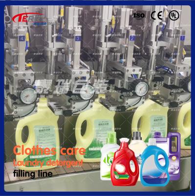 China 12 Heads Detergent Filling Machine for Softener Production 500-1000mldifferent material for sale