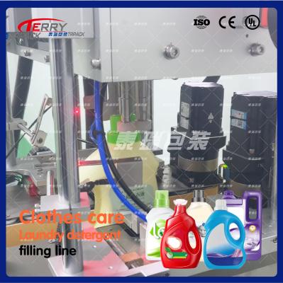 China Fabric Softener / Fabric Fragrance Filling Machine 2000ml-5000ml for sale