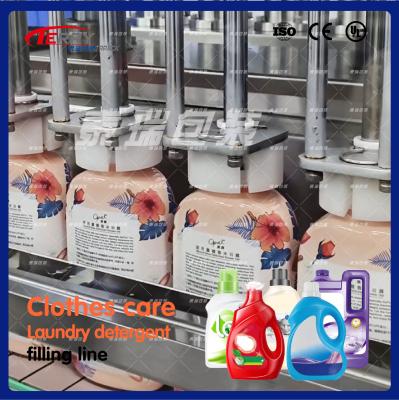 China 8 Heads Dishwashing Liquid Filling Machine Air Consumption 100L/Min for sale