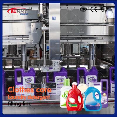 China Laundry Liquid Servo Piston Filling Machine For Laundry Cleaning for sale