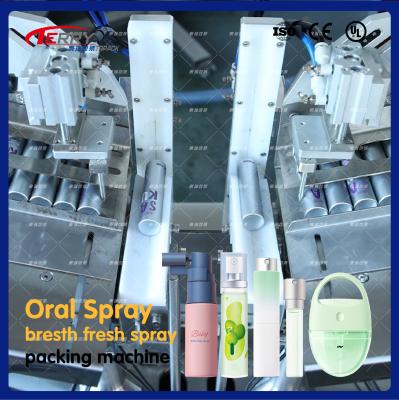 China SUS304 Liquid Spray Bottle Filling Machine 35-40 Bottles / Min for sale