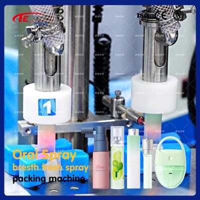 China AC 220V 50Hz Spray Bottle Filling Line Equipment 1500Kg for sale