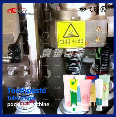 China 60-100 Bottles/Min Toothpaste Packing Machine Aluminium Tube Filling And Sealing Machine for sale