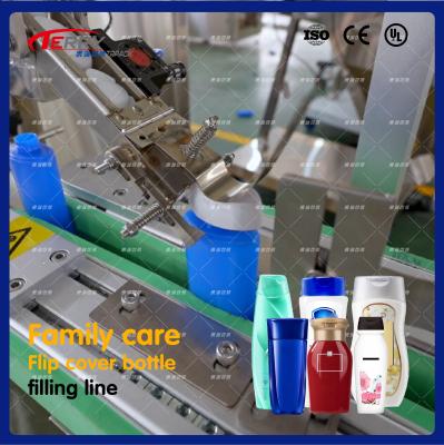 China 80BPM Liquid Detergent Bottle Liquid Filling Machine 100-1000mL for sale