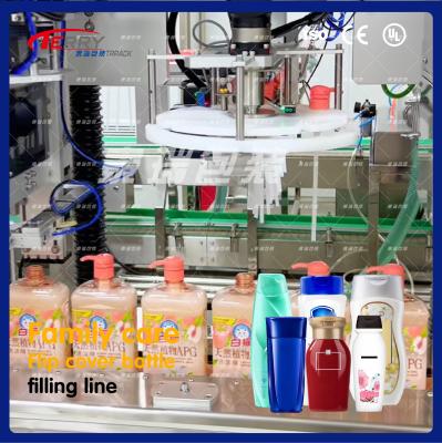 China 80BPM Liquid Detergent Packaging Machine Liquid Soap Bottle Filling Machine OEM for sale