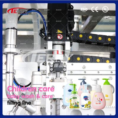 China 3L 8 Head Liquid Filling Machine Liquid Detergent Packaging Machine ISO9001 for sale