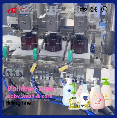 China 8 Heads Dishwashing Liquid Filling Machine with Multiple Specifications for sale