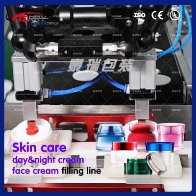 China Skincare Products Cosmetic bottle Filling And Sealing Machine 0.6-0.8Mpa for sale