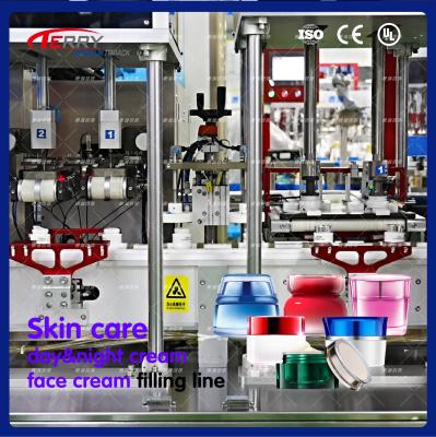 China Cosmetic cream Filling Sealing Machine 10KW AC380V for sale