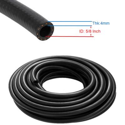 China Oil Transport 5/8 Inch 16mm Flexible NBR Braided Rubber Gasoline Suction Tube Gasoline And Diesel Oil Hose for sale