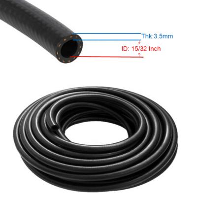 China Oil Transport 15/32 Inch 12mm Flexible NBR Braided Rubber Gasoline Suction Tube Gasoline And Diesel Oil Hose for sale