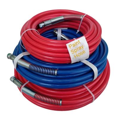 China Spray Paint Paint Spray Hose High Pressure Soft Hose 10m Steel Hose 13M 15M 20M For Spray Machine Hose for sale