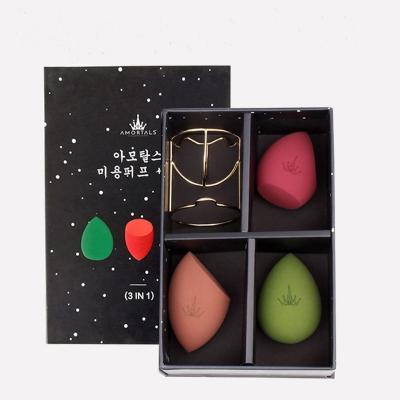 China Recycled Beauty Blender Giftbox Luxury Foldable Materials Custom Cardboard Magnetic Packaging Gift Box for sale