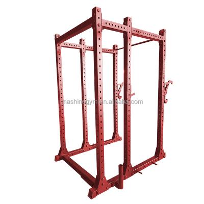 China Smith Cage Squat Rack Universal Multi Functional Equipment with T-Bar Row Platform for sale