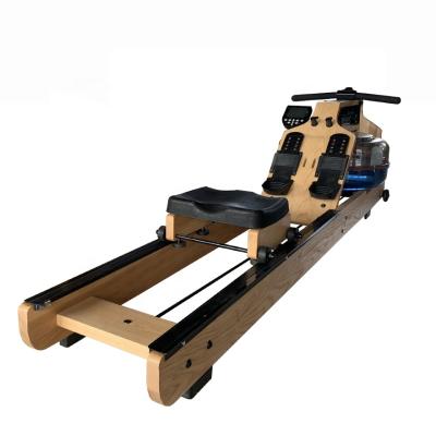 China New Arrival LCD Display Facebook Gym Fitness Water Rowing Machine Professional Foldable Water Rowing Machine Cardio for sale