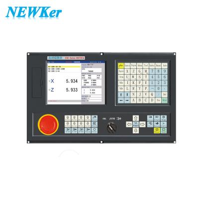 China Hot Sale 2 Axis Lathe CNC Turning Lathe and Controller from Big Center Panel NEWKer CE Similar with GSK for 2 Axes Electronic Controls CNC for sale