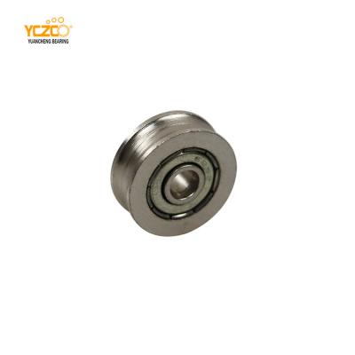 China YCZCO Modern U Groove Bearing Sliding Window Pulley Special Metal Pulley for sale