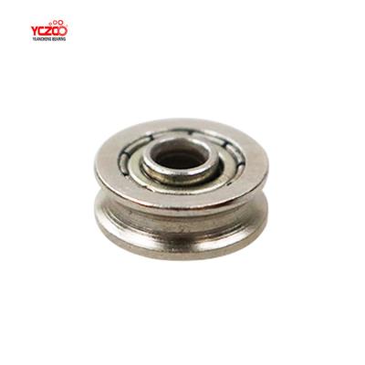 China Diameter 12mm u spline modern miniature 623 bearing wheel for aluminum glass cabinet door for sale