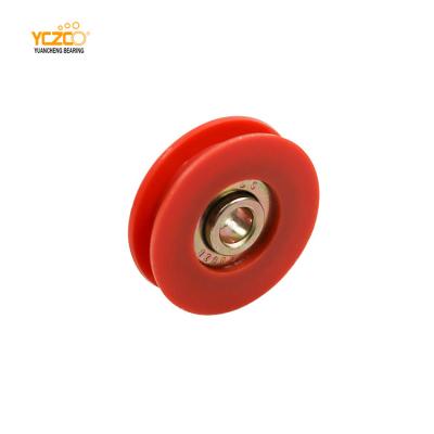 China Traditional Wholesale Nylon Roller Bearing Seat Sliding Door And Window Cabinet Roller for sale