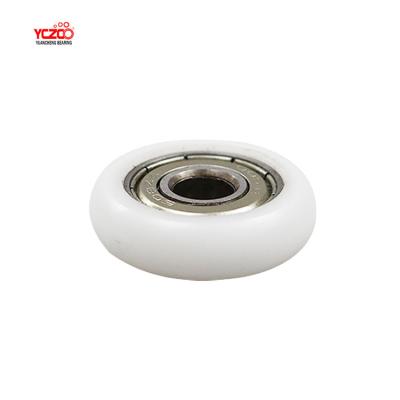 China YCZCO 30mm Diameter Traditional Circular-arch Rollers Pulley Trim With POM For Hanging Door for sale