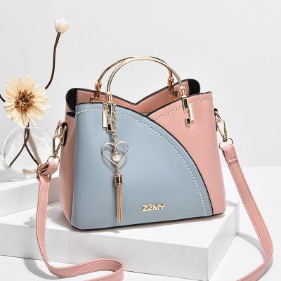 China Hot Sale 2023 Summer Daily Life Luxury Ladies Bags Custom Designer Cheap Fashion PU Leather Shoulder Handbags For Women for sale