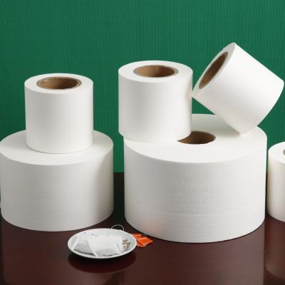 China Factory Heat Seal Tea Bag Filter Paper Roll Food Grade White Filter Paper For Packing Herbs And Medicine for sale