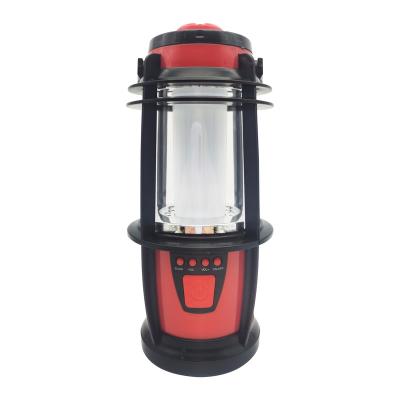 China Camping 3 IN 1 Emergency Led Camping Light With FM Radio Lantern And Flashlight Multifunctional for sale