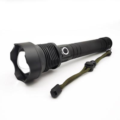 China Amazon Hot Selling Zoomable LED Strong Light Emergency Torches Handheld Tactical USB LED Aluminum Rechargeable Flashlights for sale