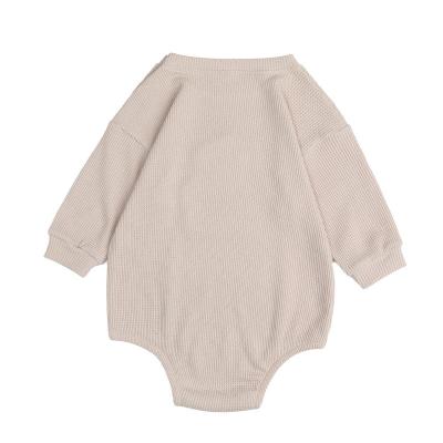 China Substantial Eco-friendly Washable Breathable Autumn Hot Selling Product Baby Cotton One-piece Long Sleeve Baby High Quality One-piece Clothes Suitable For Babies Aged 0-2 for sale