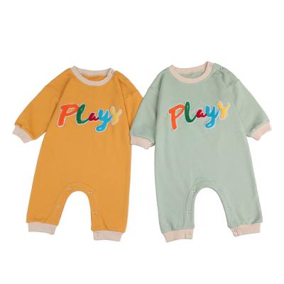 China Substantial Eco-friendly Washable Breathable Baby Winter Clothes In Bulk Toddlers Baby One-piece Romper Clothes Newborn One-piece Cotton Baby Fall/winter Children's Romper for sale