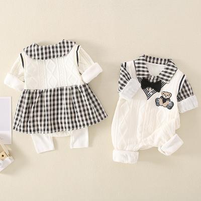 China Autumn Clothes 2023 New Baby Boy's Eco-Friendly Breathable Romper Substantial Washable Babies Clothes for Crawling in Autumn for sale