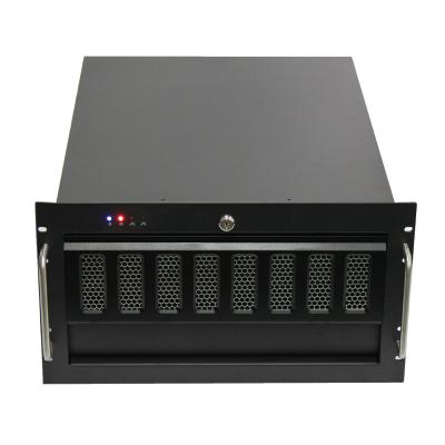 China With 6U Fan Server Chassis Server Case Metal Rack Mount Rackmount Computer Case with 6 Bays and Fans Preinstalled for sale