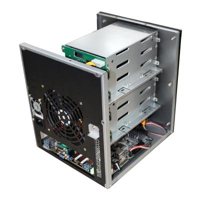 China With Hot Fan Exchange 6 Bay NAS Server Case Network Attached Storage With 3.5 HDD NAS for sale