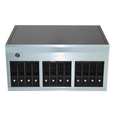 China With Hot Fan Big NAS Case 12 Bay NAS Server Case High Efficiency Exchange Data Storage For Backup for sale