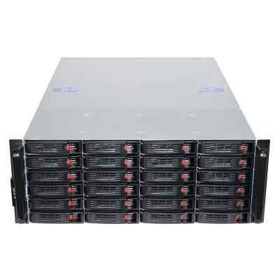 China With Hot Fan Network Storage ATX 7 GPU 4U NAS 24 Bay Swap Server Case 4u Server Chassis for sale