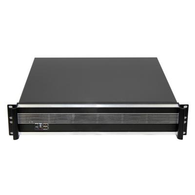 China With Fan Shenzhen Manufacture 2u Aluminum Server Rack Case With Fan In Usb Stock Fan Industrial Product Server OEM Computer for sale