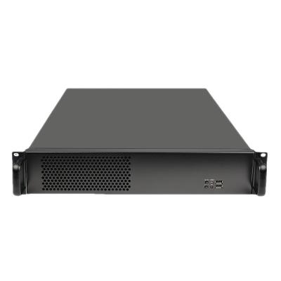 China With Fan 2u 19inch Industrial Server Case Rackmount Support Atx Mb Hdd Rack Mounted Computer Case for sale