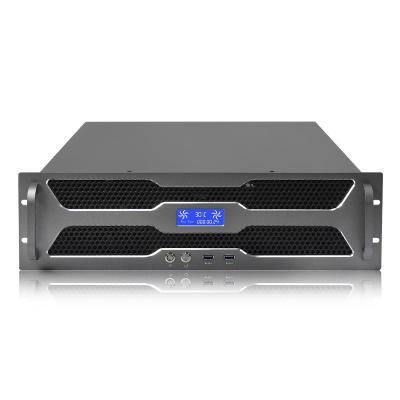 China With compact aluminum pc case fan htpc industrial server 3u with multi PSU atx computer server chassis. with full PCI for sale