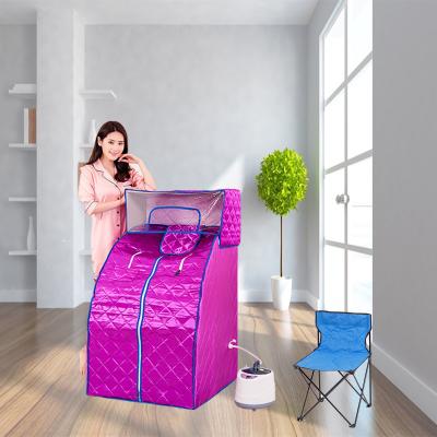 China Computer Control Panel 1 Person Mini Steam Sauna Tent Beauty Sauna Portable Saturated Steam Sauna for sale