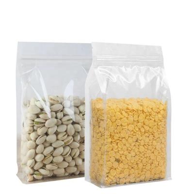 China Moisture Proof Transparent Food Bags Eight Side Seal Bags Customized Logo And Size Food Grade Food Packaging Material Bags for sale