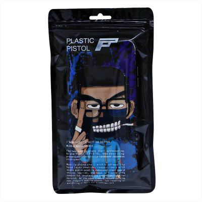 China Black Moisture-proof Plastico Package Hot Selling Phone Cases Zip Lock Clear Plastic Pouches Pouches Polyethylene for sale